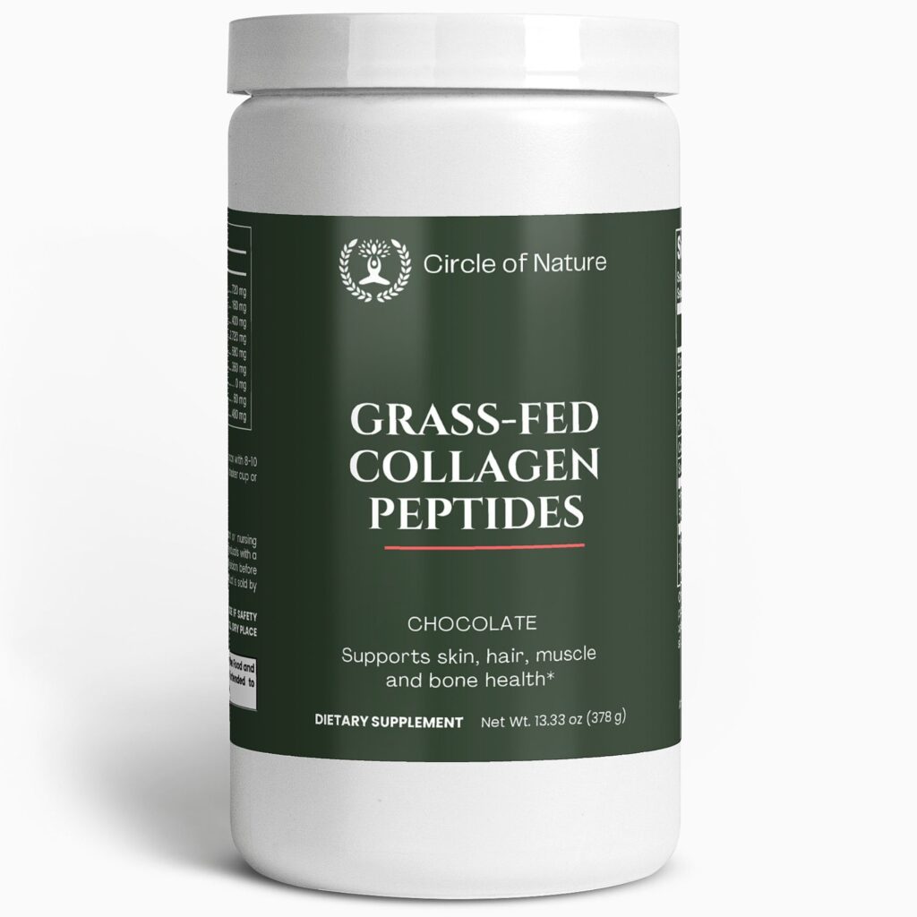 Grass-Fed Collagen Peptide Powder (Chocolate) for Skin, Hair, Nails & Joint Support