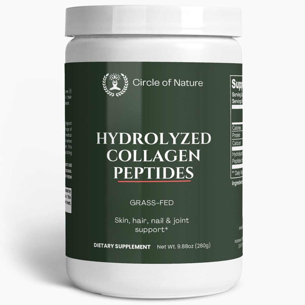 Grass-Fed Hydrolyzed Collagen Peptides for Skin, Hair, Nails & Joint Support