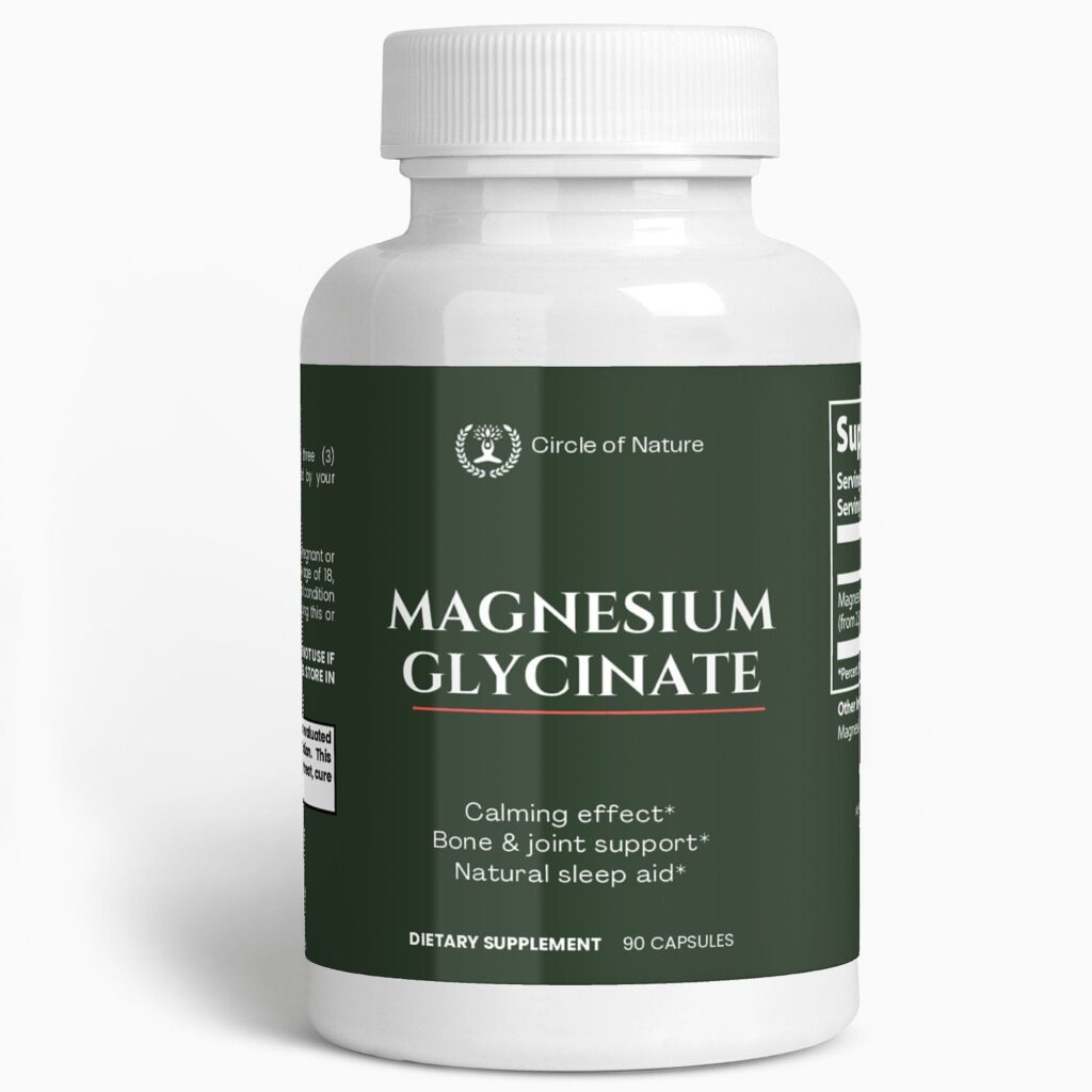 Magnesium Glycinate for Relaxation, Stress Balance & Restful Sleep