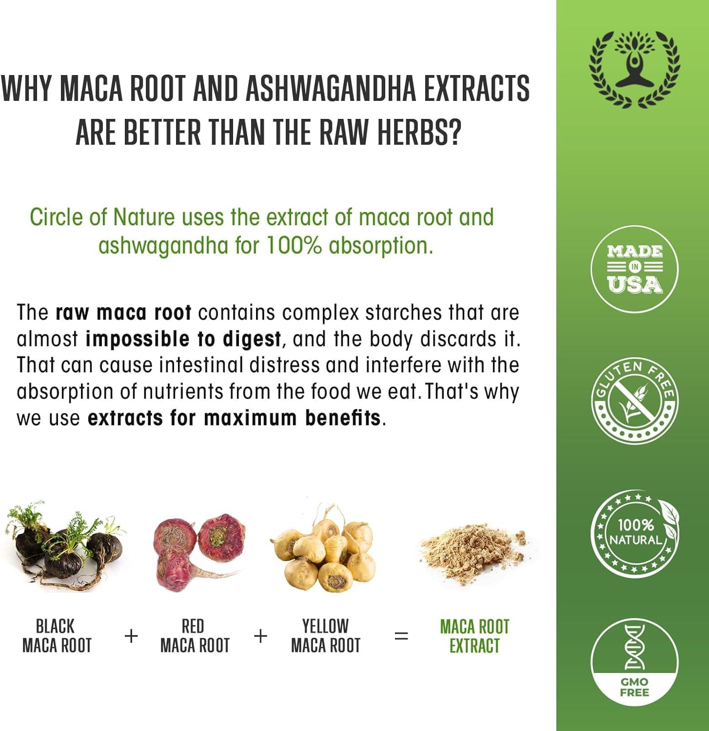 Maca Root, Ashwagandha, Turmeric Curcumin with Bioperine - Image 4