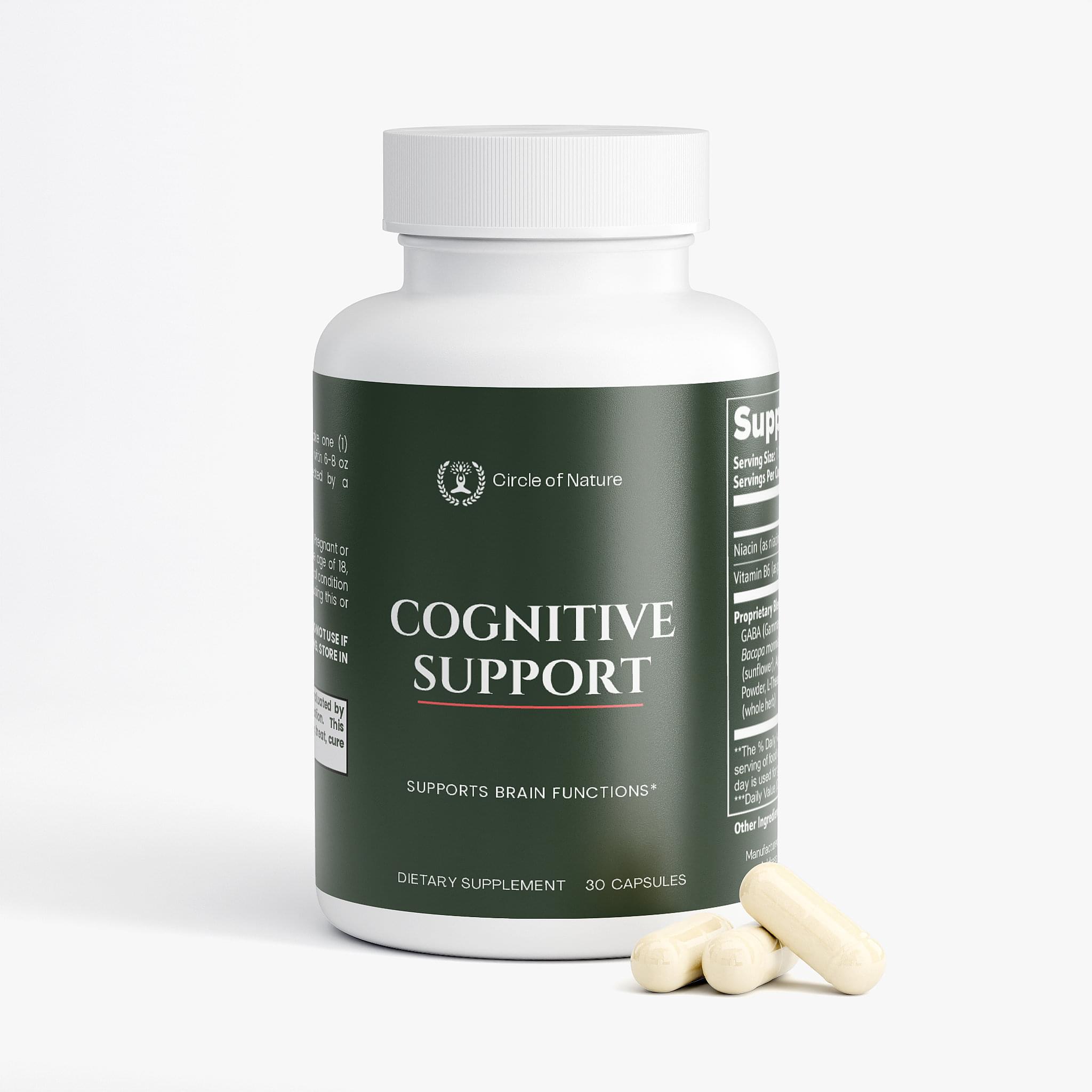 Cognitive Support, Natural Brain Function Supplement with Niacin - Image 3