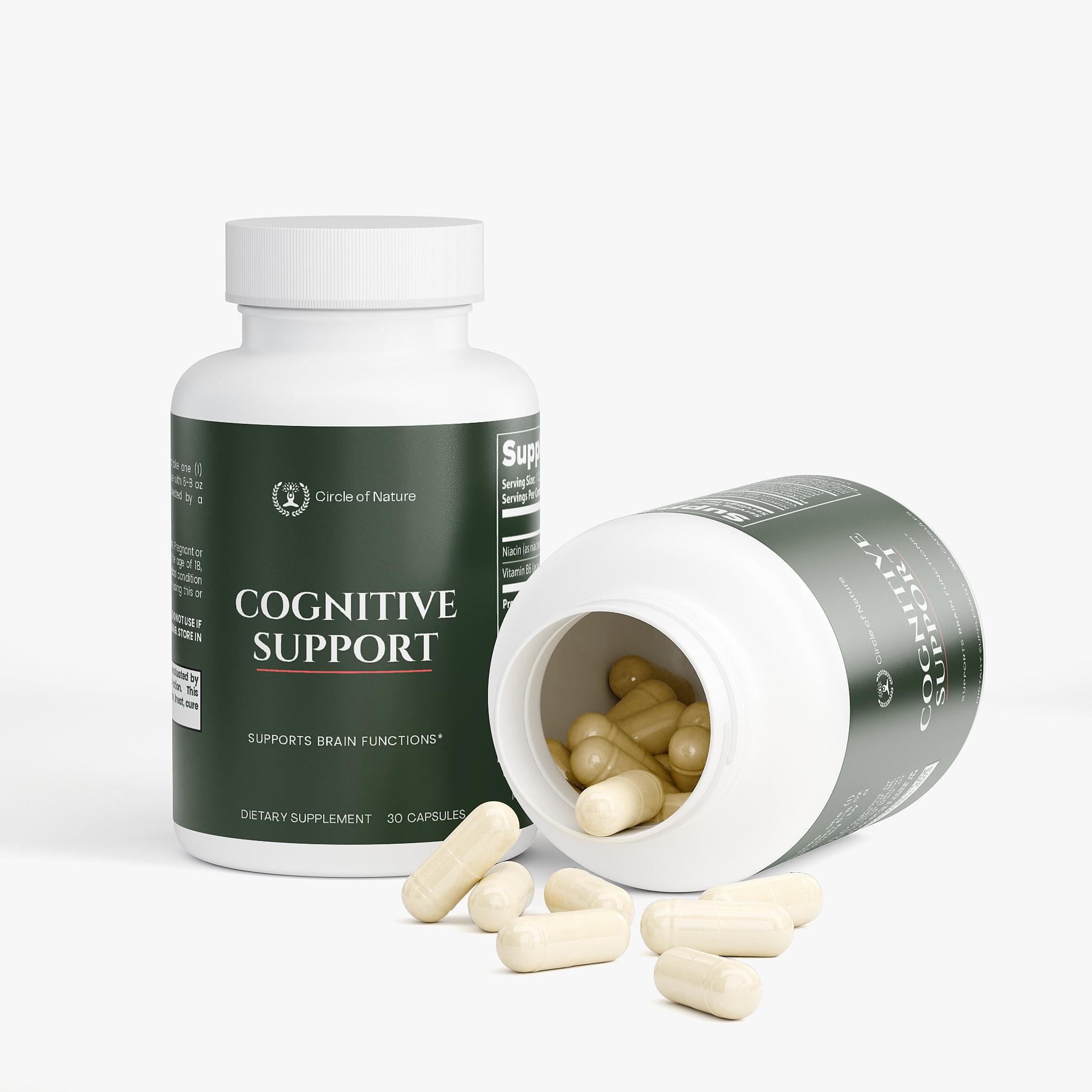 Cognitive Support, Natural Brain Function Supplement with Niacin - Image 4