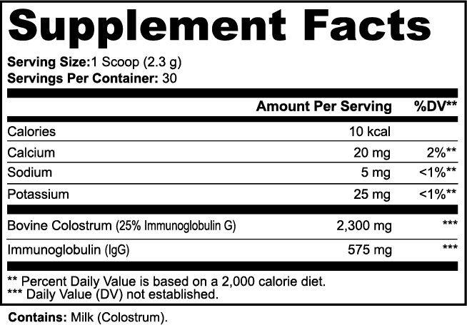 Colostrum Powder Immune Support